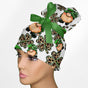 Clover Gnomes High Bun Ponytail Scrub Cap