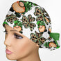 Clover Gnomes Ponytail Scrub Cap