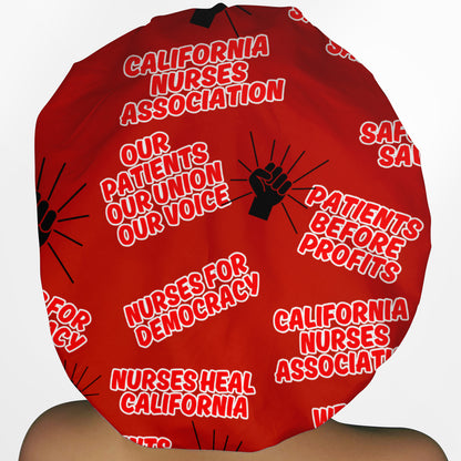California Nurses Association Bouffant Scrub Cap