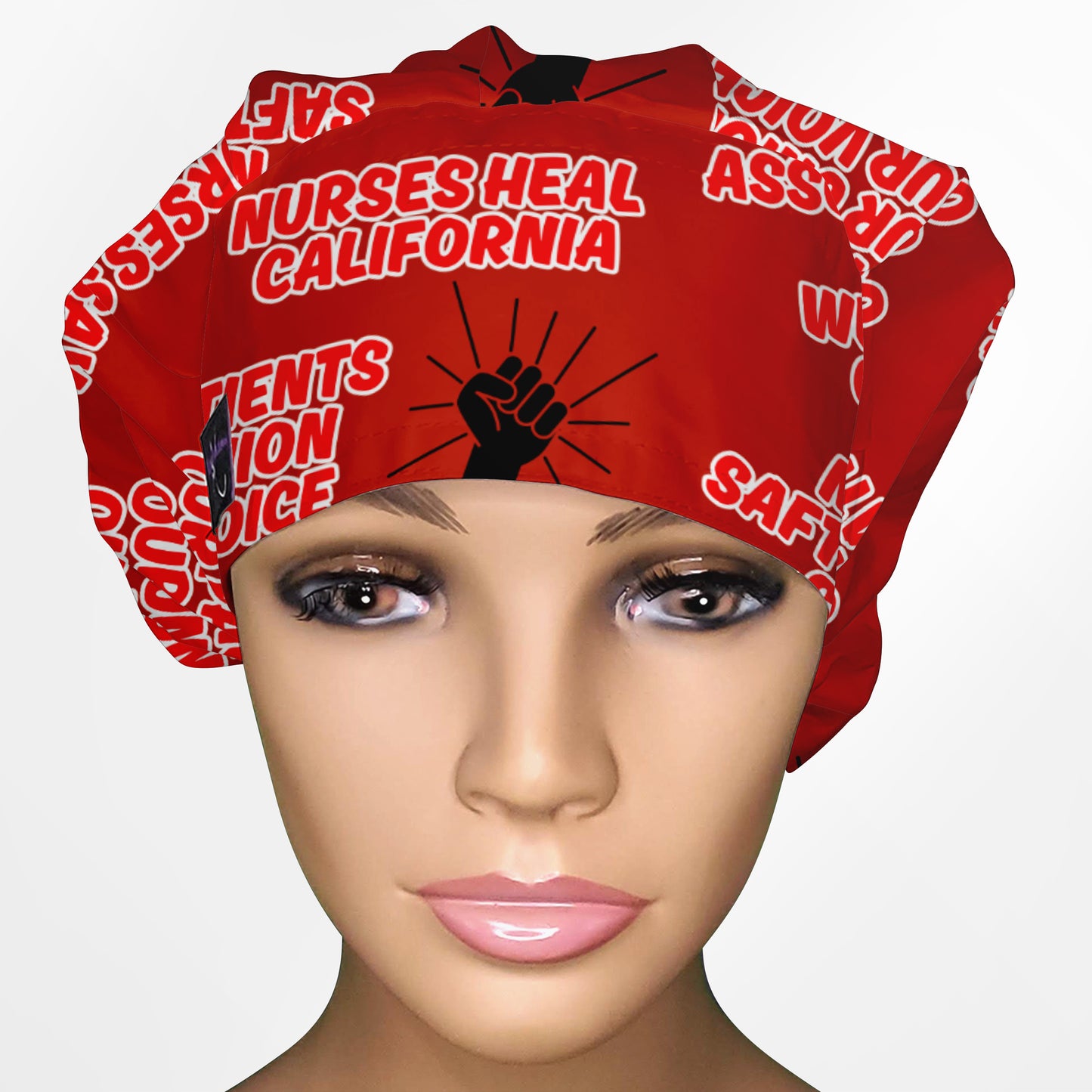 California Nurses Association Bouffant Scrub Cap