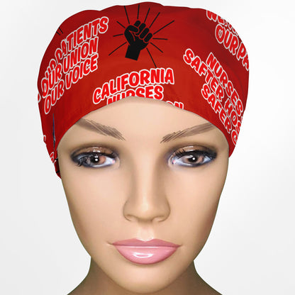 California Nurses Association Euro Scrub Cap