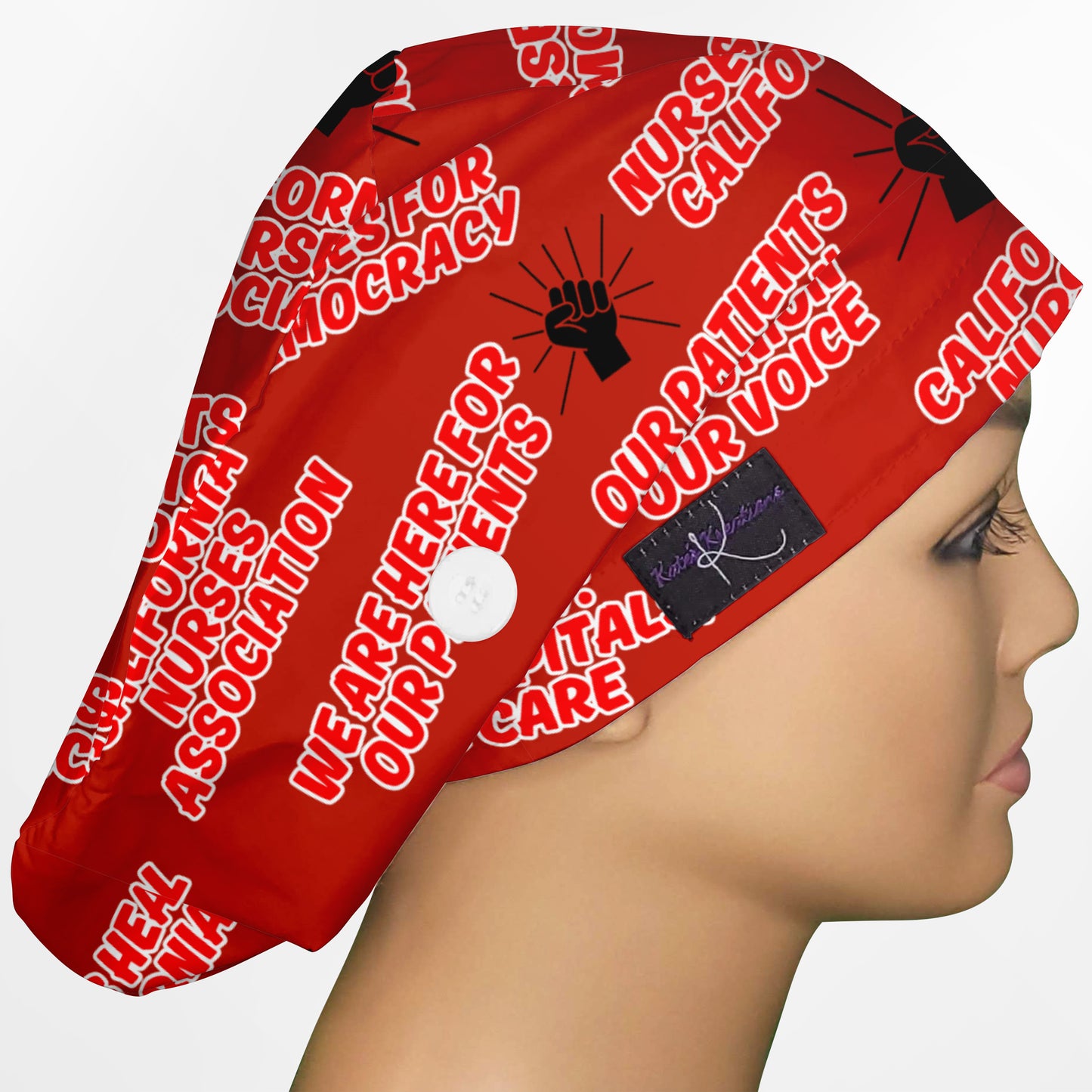 California Nurses Association Euro Scrub Cap