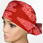 California Nurses Association Ponytail Scrub Cap
