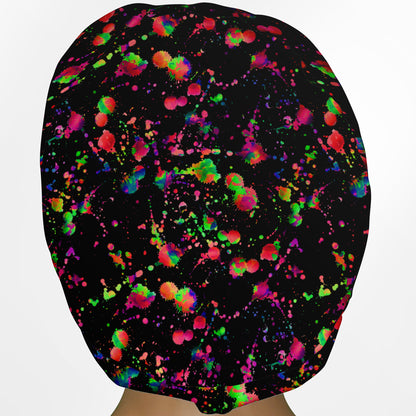 Color Splat Euro Scrub Cap