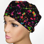 Color Splat Low-Tie Surgeon Scrub Cap