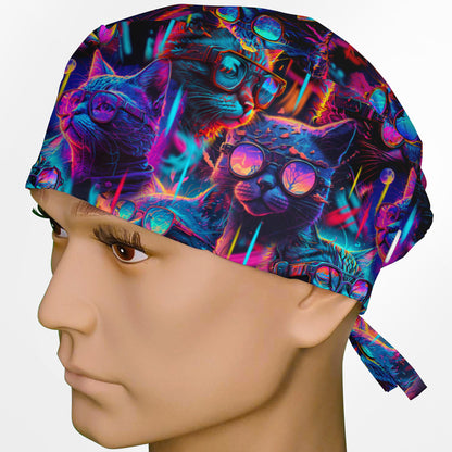 Cool Cat Surgeon Scrub Cap