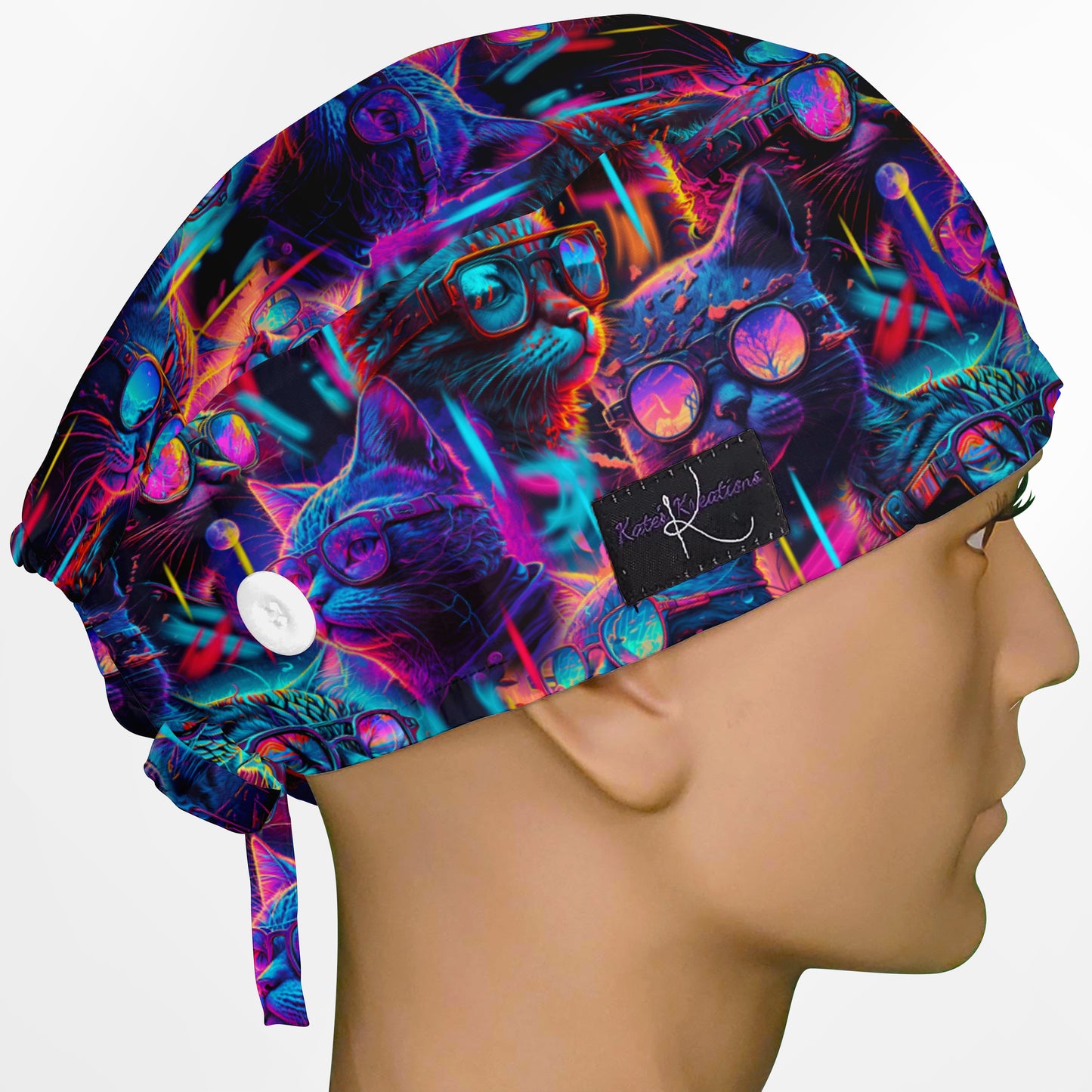 Cool Cat Surgeon Scrub Cap