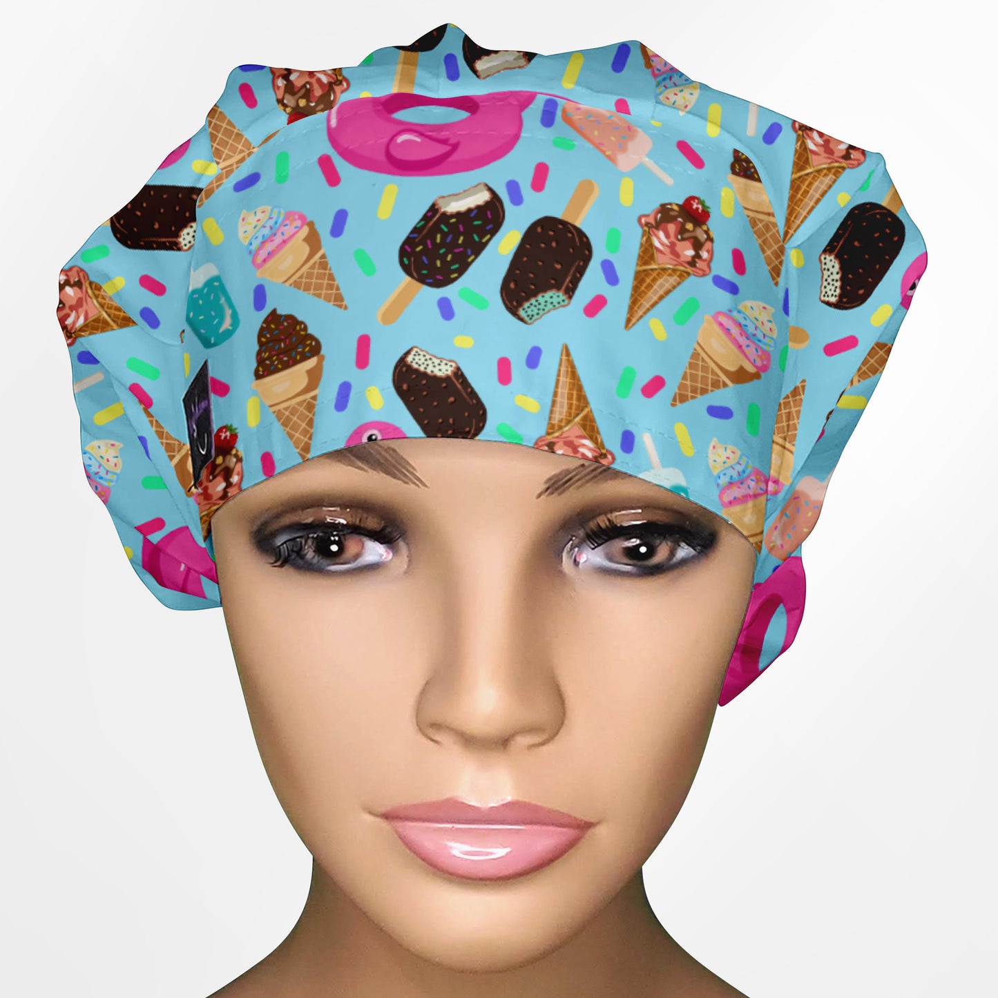 Cool Down Summer Bouffant Scrub Cap