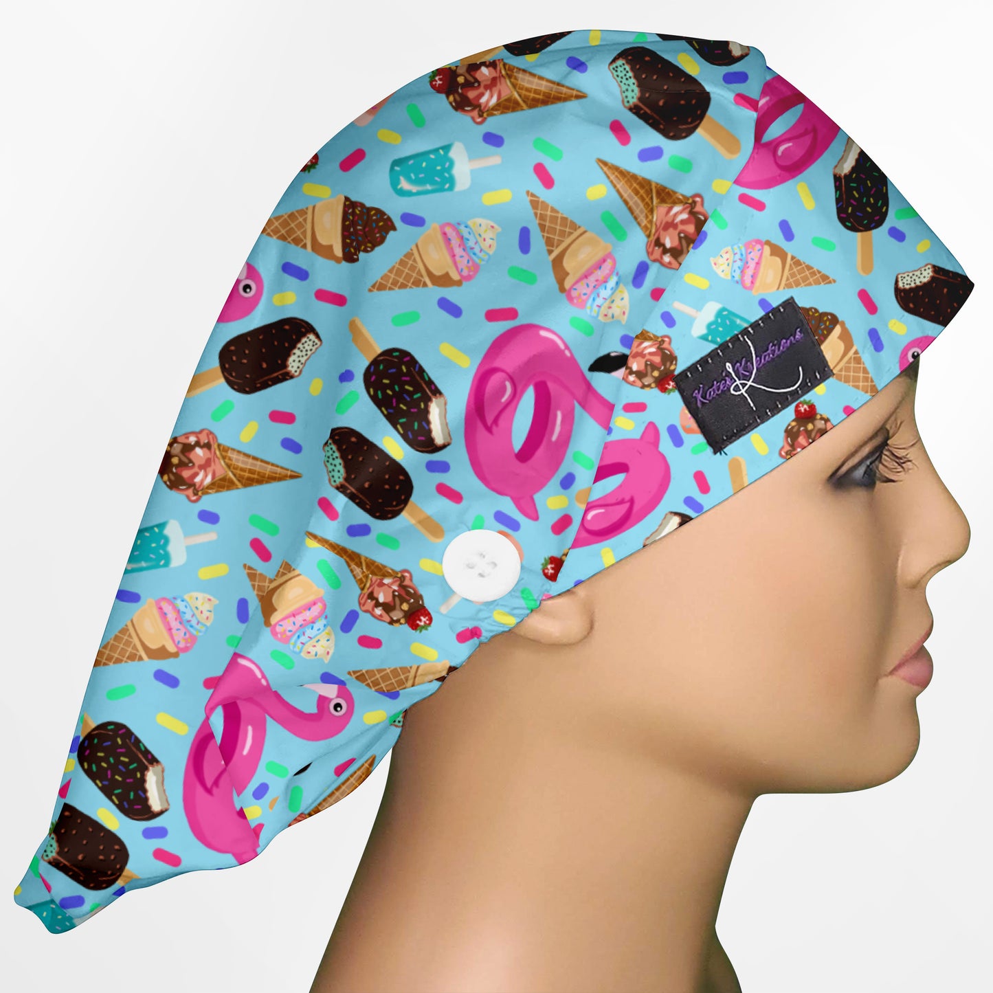 Cool Down Summer Bouffant Scrub Cap