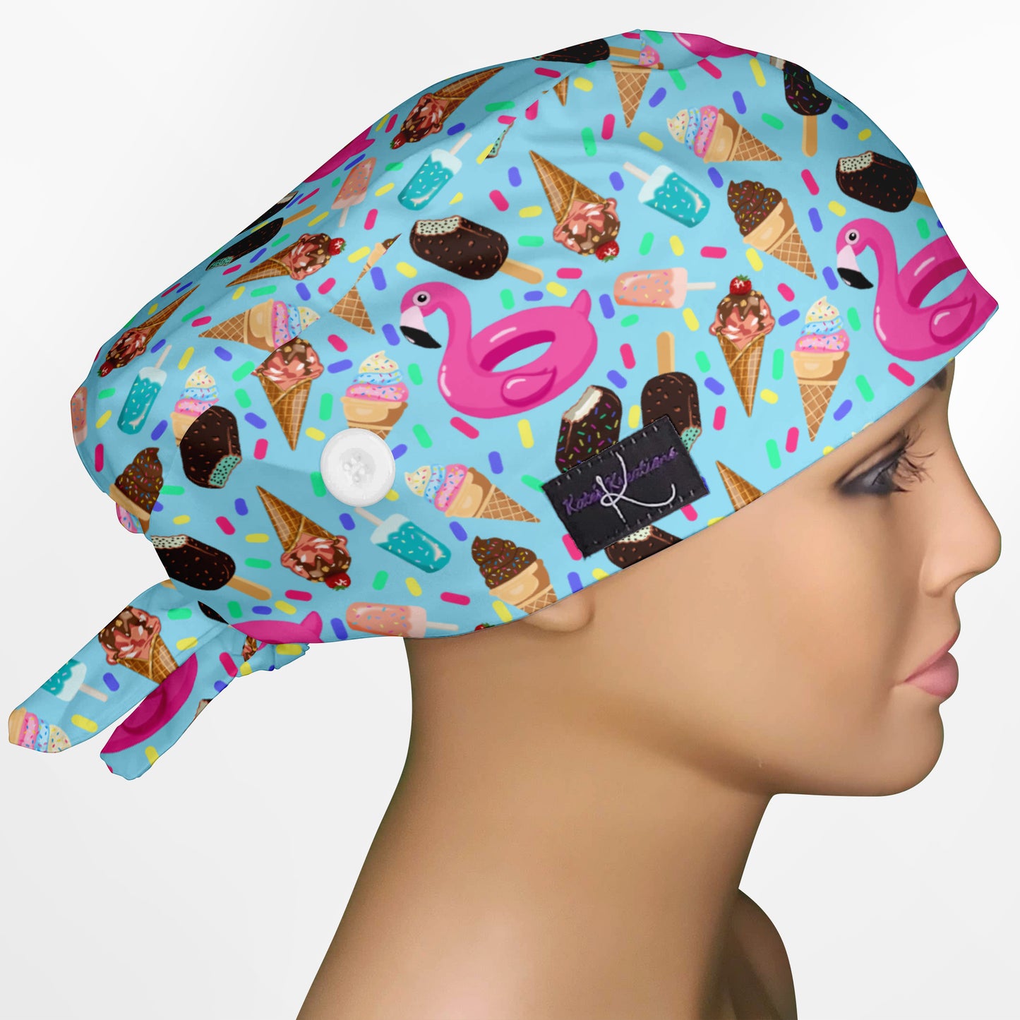 Cool Down Summer Low-Tie Surgeon Scrub Cap