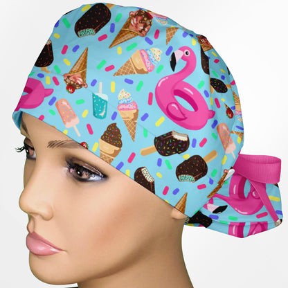 Cool Down Summer Ponytail Scrub Cap