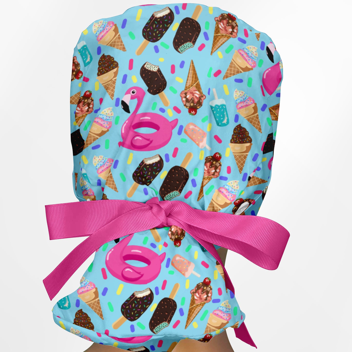 Cool Down Summer Ponytail Scrub Cap