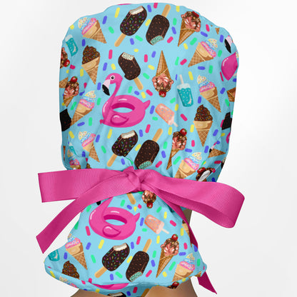 Cool Down Summer Ponytail Scrub Cap