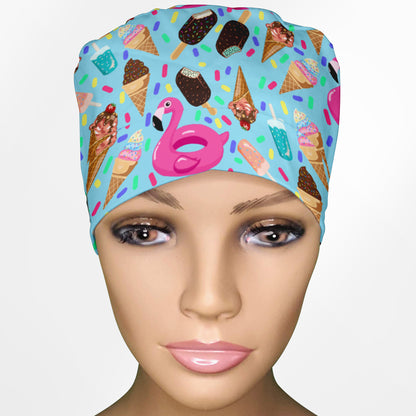 Cool Down Summer Ponytail Scrub Cap