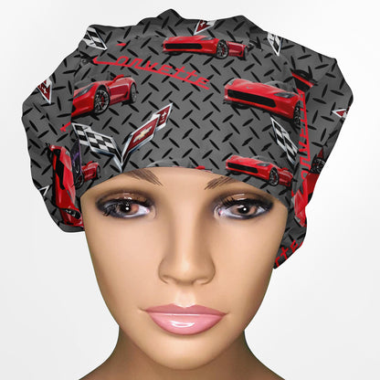 Corvette Bouffant Scrub Cap