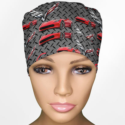 Corvette Ponytail Scrub Cap