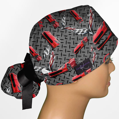 Corvette Ponytail Scrub Cap