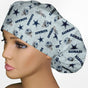 Cowboys Logo Bouffant Scrub Cap