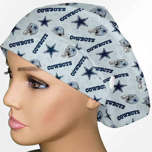 Cowboys Logo Euro Scrub Cap