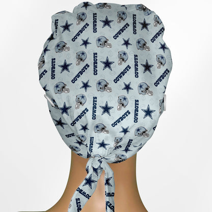 Cowboys Logo Low-Tie Surgeon Scrub Cap
