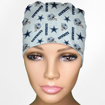 Cowboys Logo Low-Tie Surgeon Scrub Cap
