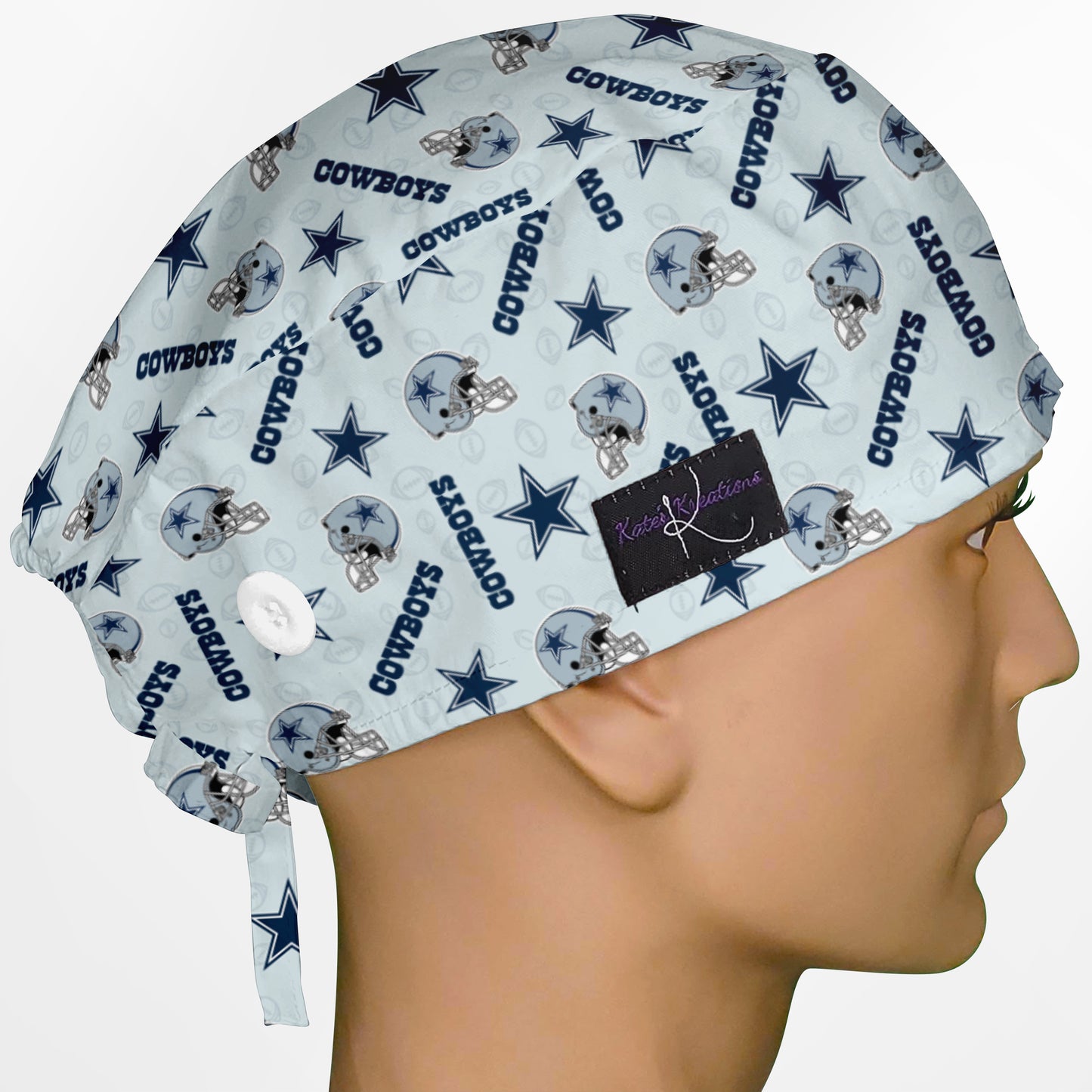 Cowboys Logo Surgeon Scrub Cap