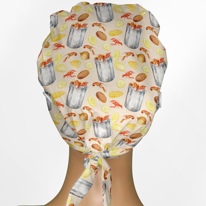 Craw Fish Low-Tie Surgeon Scrub Cap