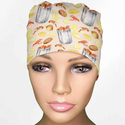 Craw Fish Low-Tie Surgeon Scrub Cap