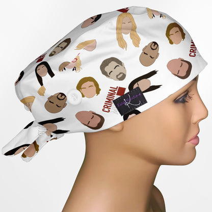 Criminal Minds Low-Tie Surgeon Scrub Cap