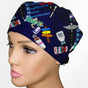 CRNA Low-Tie Surgeon Scrub Cap