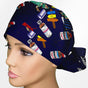 CRNA Ponytail Scrub Cap