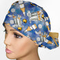 Crown Bottle Ponytail Scrub Cap