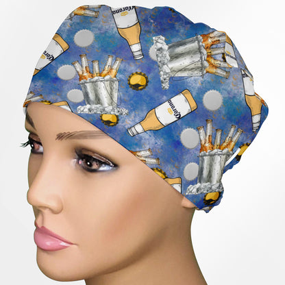 Crown Bottle Low-Tie Surgeon Scrub Cap