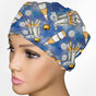Crown Bottle Low-Tie Surgeon Scrub Cap