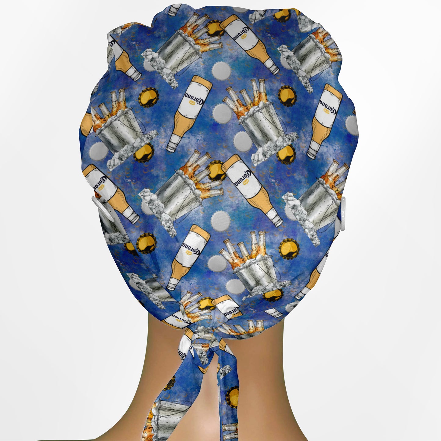 Crown Bottle Low-Tie Surgeon Scrub Cap