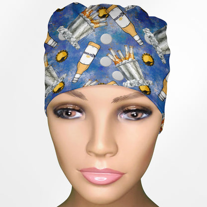Crown Bottle Low-Tie Surgeon Scrub Cap