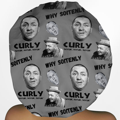 Curly Bouffant Scrub Cap