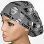 Curly Euro Scrub Cap