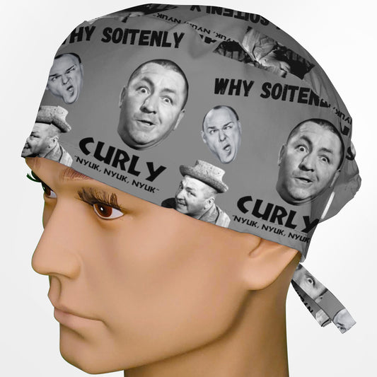 Curly Surgeon Scrub Cap