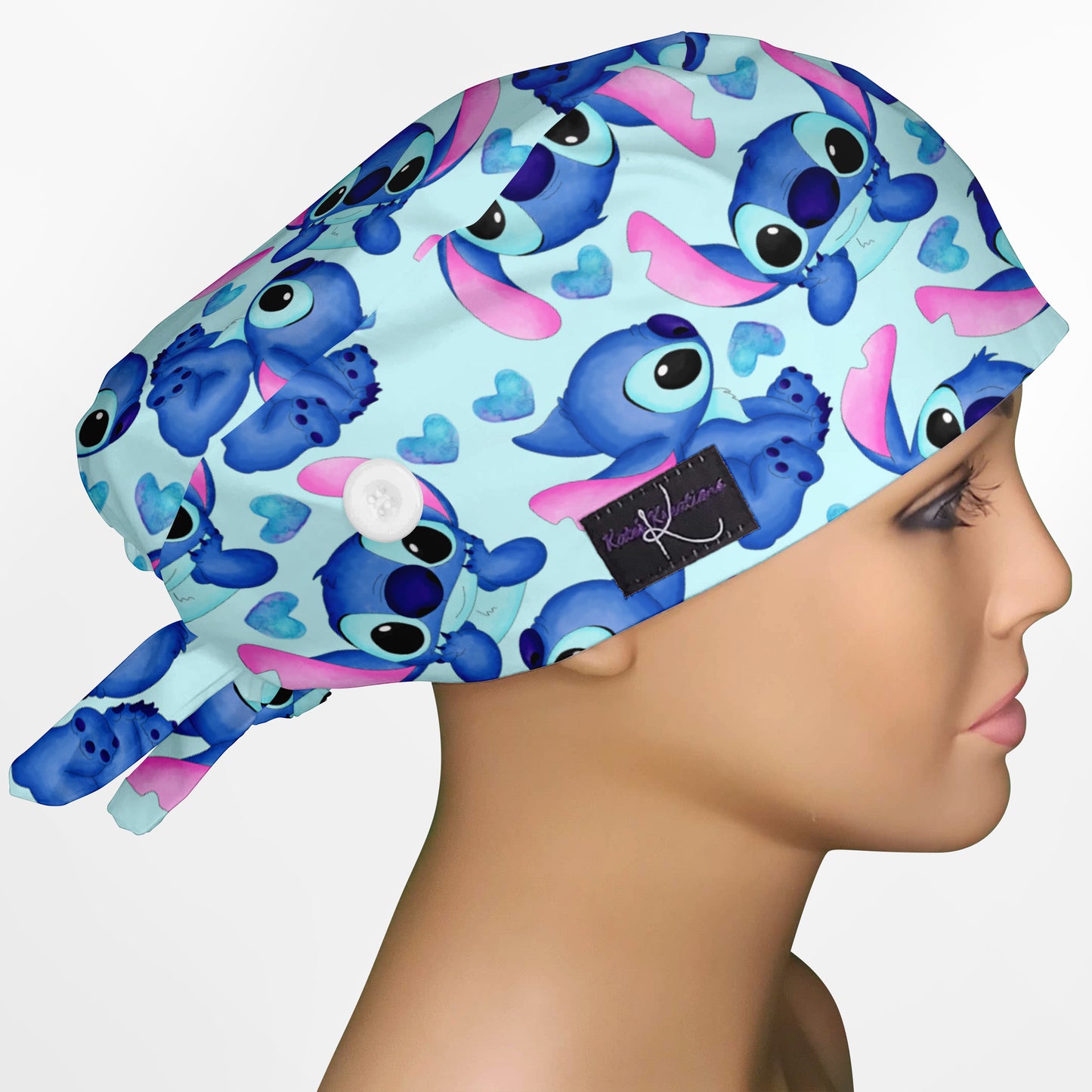 Cute Aloha Low-Tie Surgeon Scrub Cap