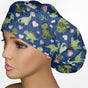 Cute Dino Bouffant Scrub Cap