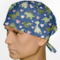 Cute Dino Surgeon Scrub Cap