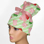 Cute Farm Piggies High Bun Ponytail Scrub Cap