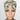 Cute Frankenstein Ponytail Scrub Cap