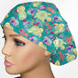 Cute Sea Turtle Euro Scrub Cap