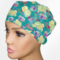 Cute Sea Turtle Low-Tie Surgeon Scrub Cap