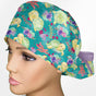 Cute Sea Turtle Ponytail Scrub Cap