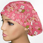 Cute Strawberry Shortcake Euro Scrub Cap