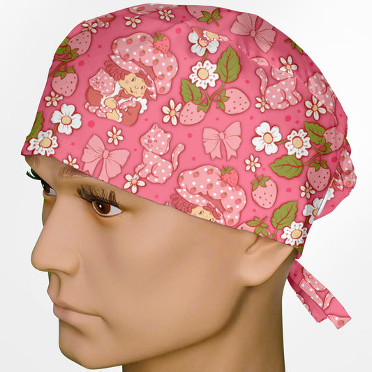 Cute Strawberry Shortcake Surgeon Scrub Cap