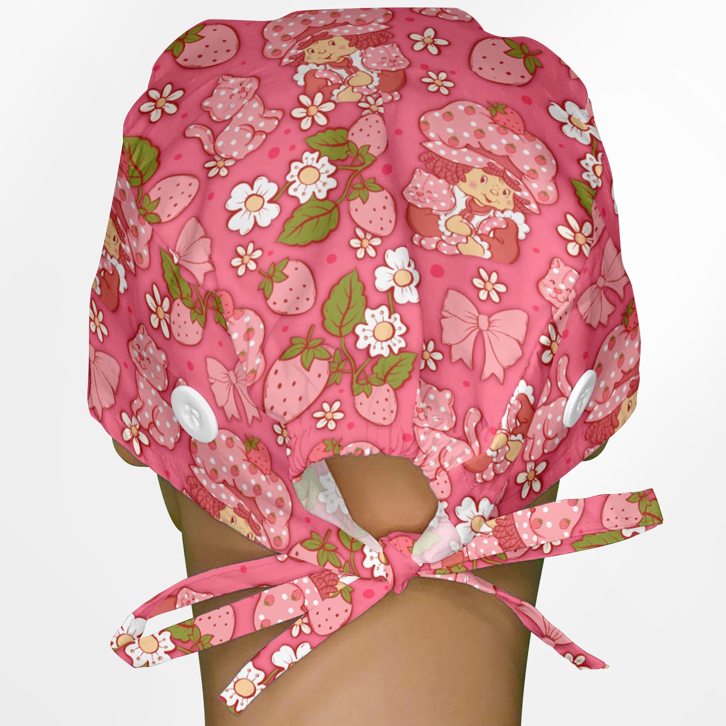 Cute Strawberry Shortcake Surgeon Scrub Cap